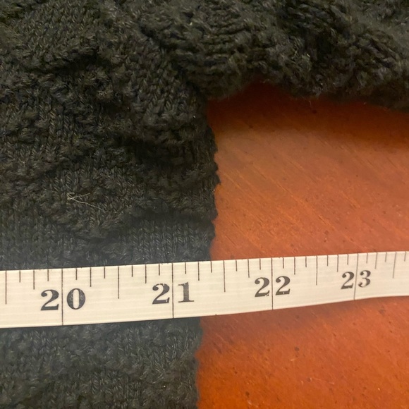 Dark Academia Crochet Cardigan XL Black - Picture 5 of 7